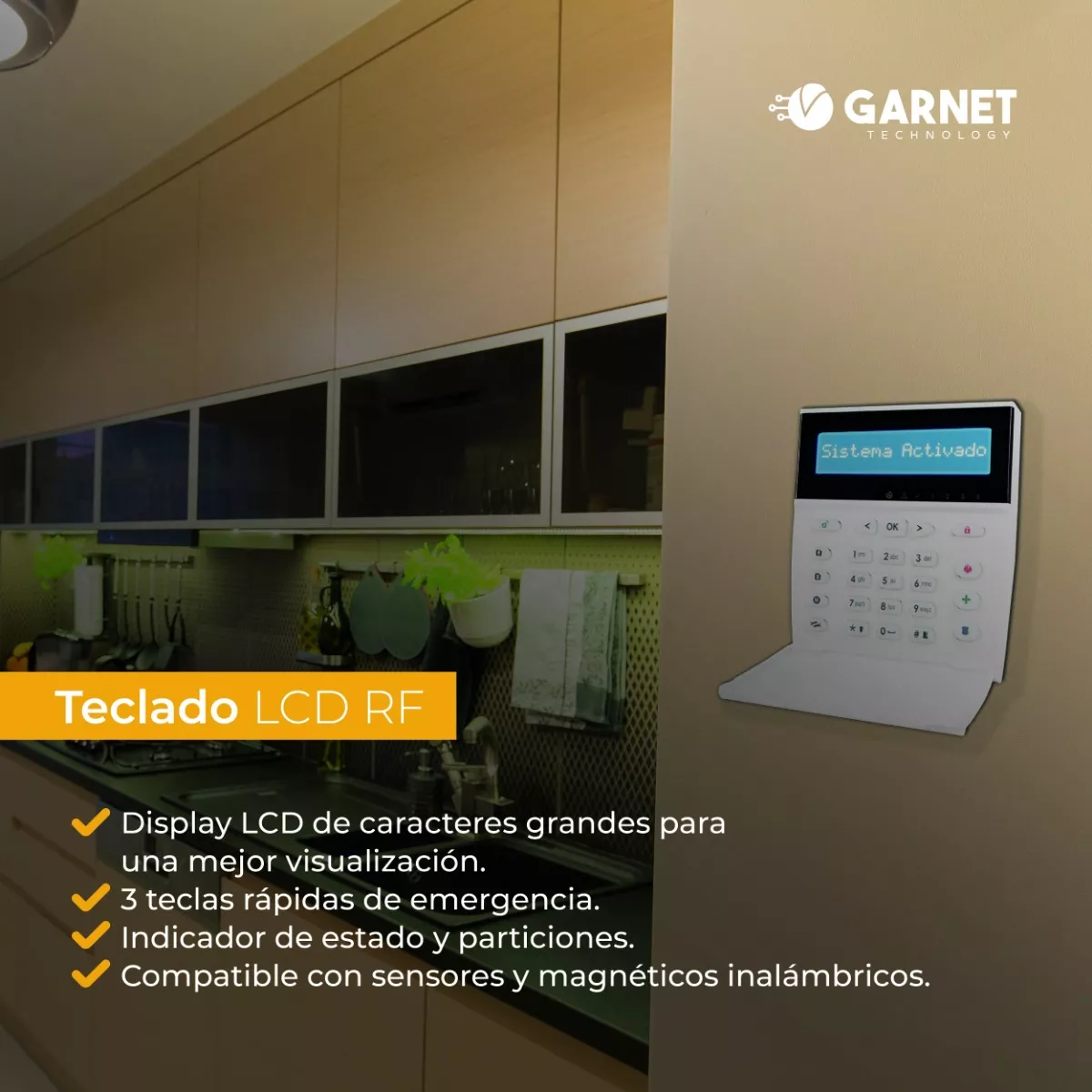 Imagen 2 de 6 de Kit Alarma Alonso Wifi 3g Inalambrico